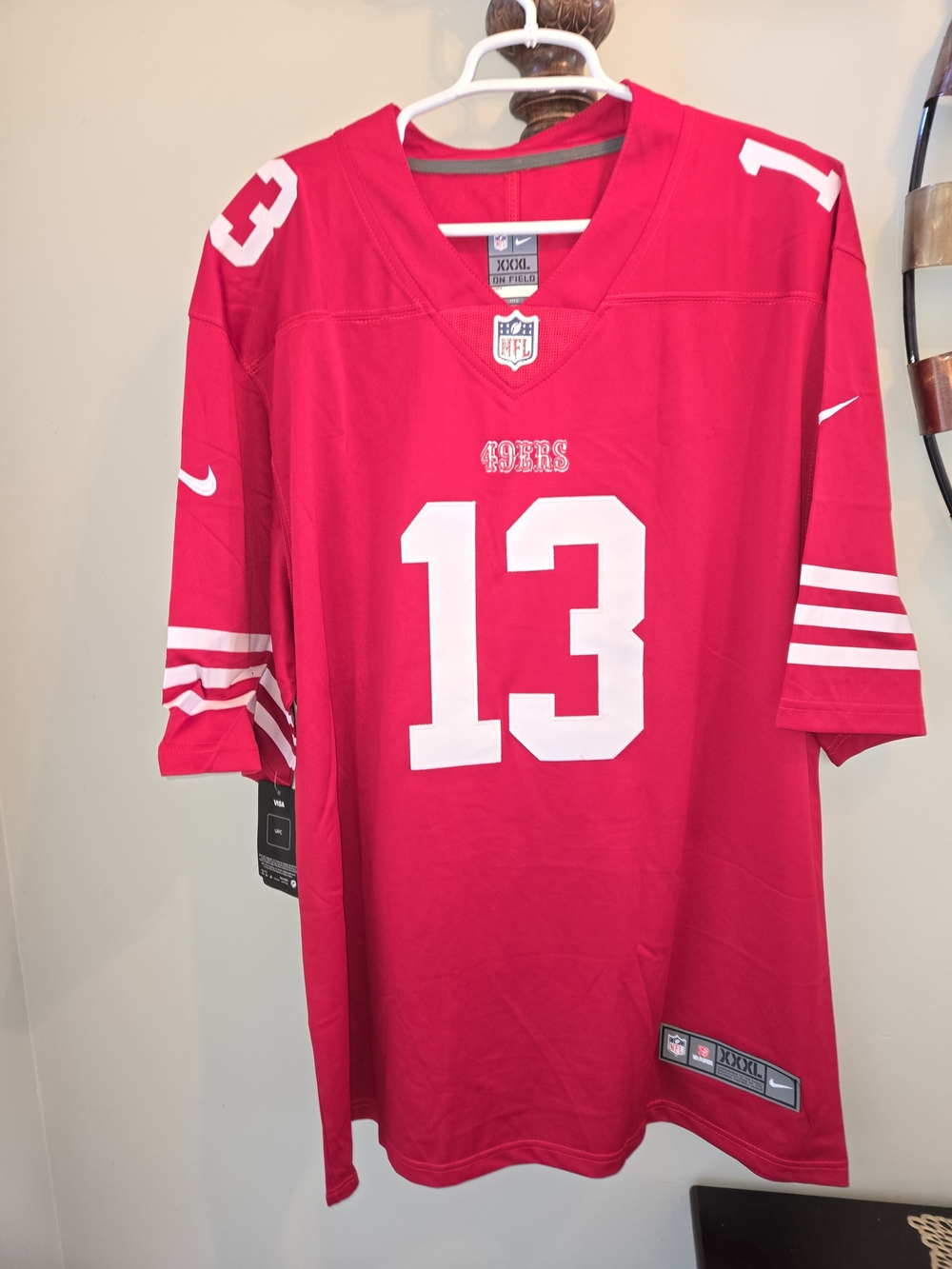 NFL San Francisco 49ers Red #13 Men's Football Jersey